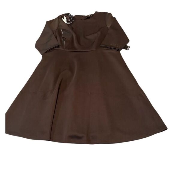 Eloquii Women's Elegant Classic Silhouette Dress Black Size 18 NWT - Picture 2 of 14